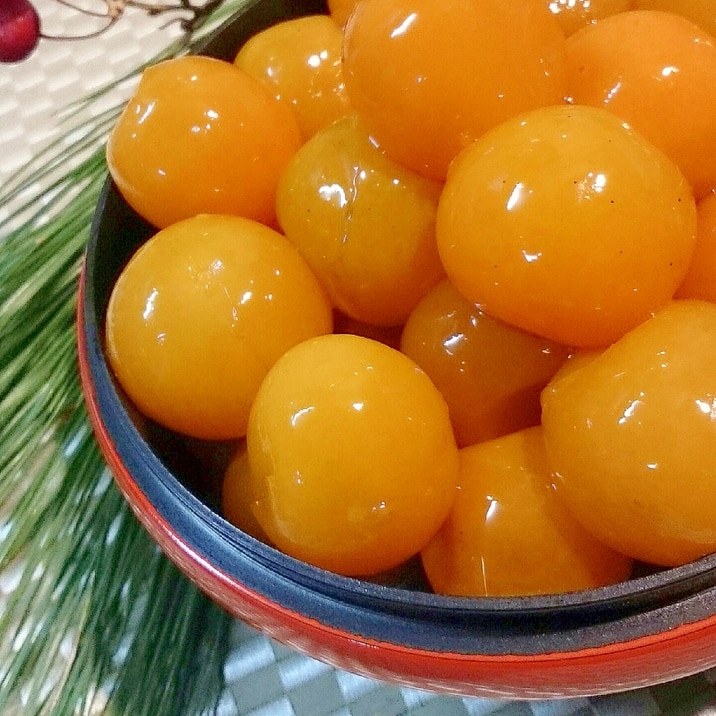 電気圧力鍋で◎おせち用 金柑の甘露煮